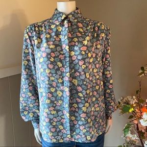Vintage Country Sophisticates Cottage Core Blouse